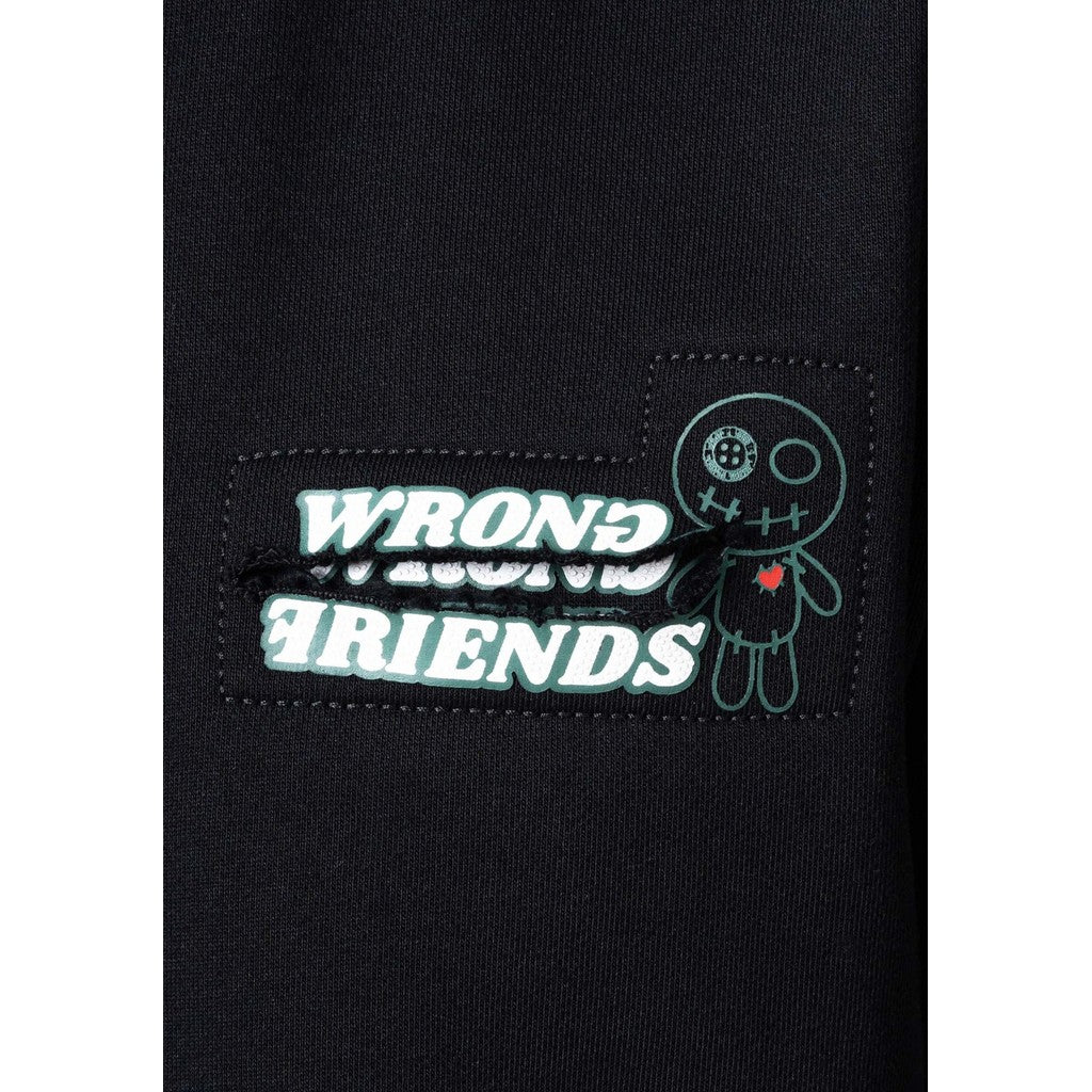 WRONG FRIENDS ZAMAYA T-SHIRT T-SHIRTS BLACK