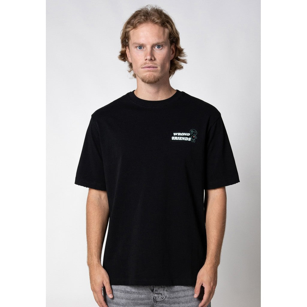 WRONG FRIENDS ZAMAYA T-SHIRT T-SHIRTS BLACK
