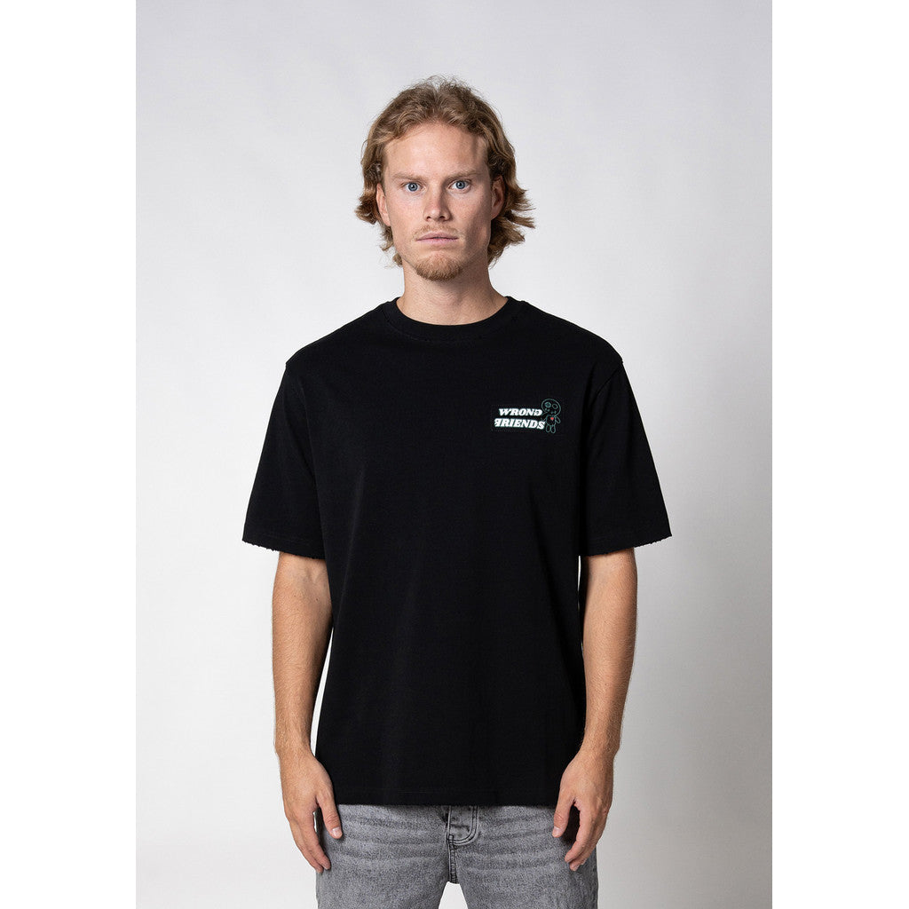 WRONG FRIENDS ZAMAYA T-SHIRT T-SHIRTS BLACK