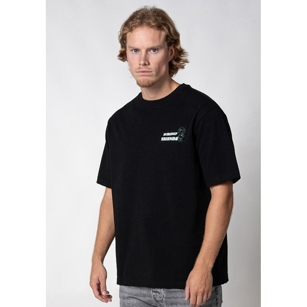 WRONG FRIENDS ZAMAYA T-SHIRT T-SHIRTS BLACK