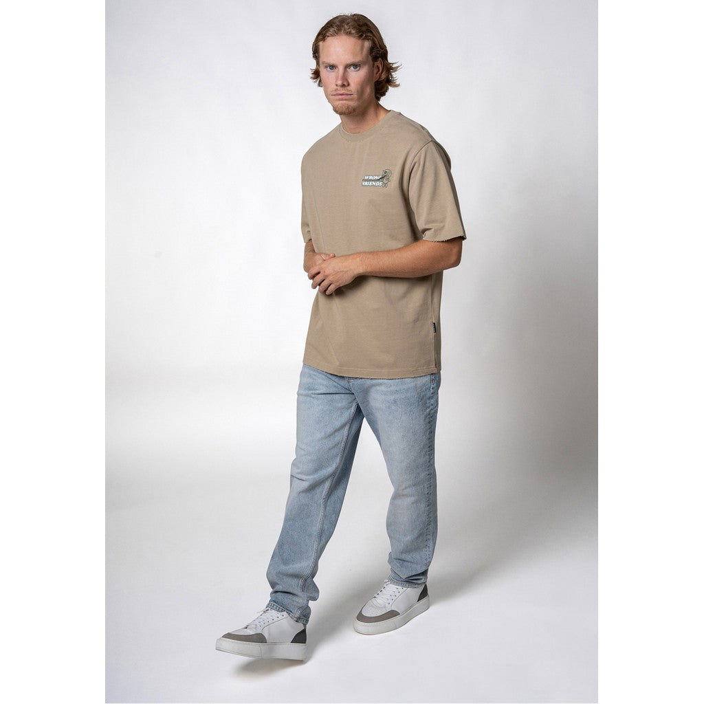 WRONG FRIENDS ZAMAYA T-SHIRT T-SHIRTS SAND
