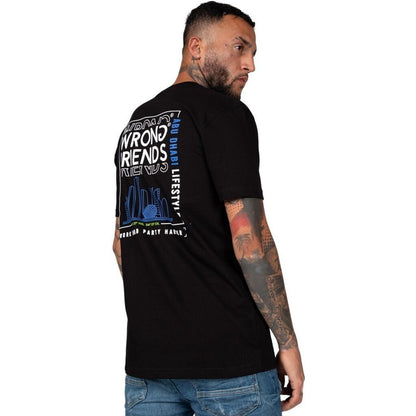 ABU DHABI T - SHIRT - BLACK - WRONG FRIENDS