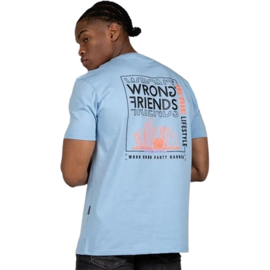 WRONG FRIENDS ABU DHABI T-SHIRT T-SHIRTS LIGHT BLUE