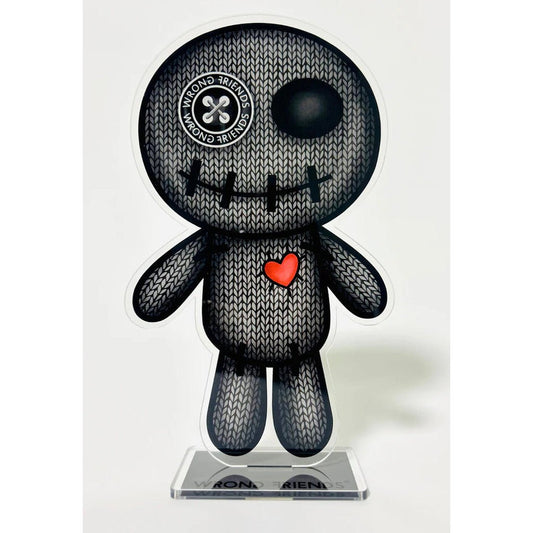 WRONG FRIENDS ACRYLIC VOODOO - 100cm POS-materiaal GREY