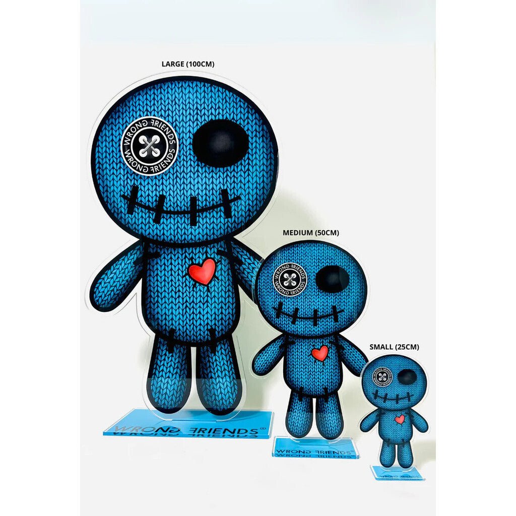 WRONG FRIENDS ACRYLIC VOODOO - 100cm POS-materiaal RED