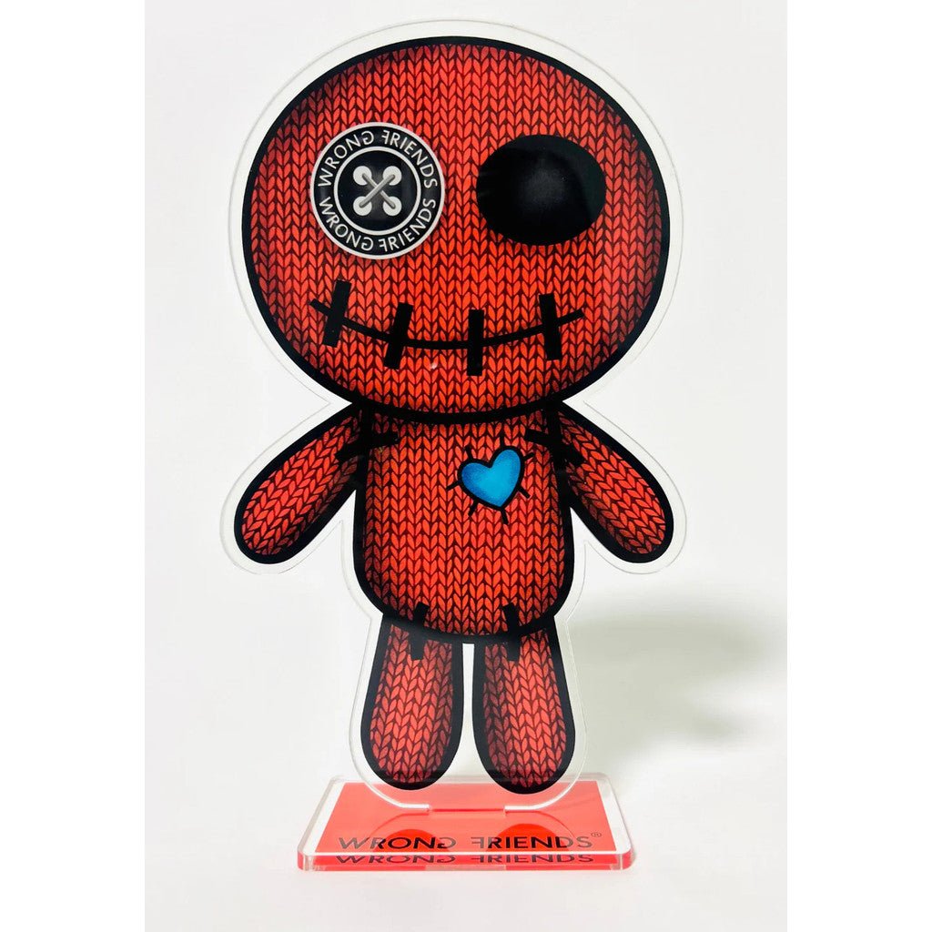 WRONG FRIENDS ACRYLIC VOODOO - 100cm POS-materiaal RED