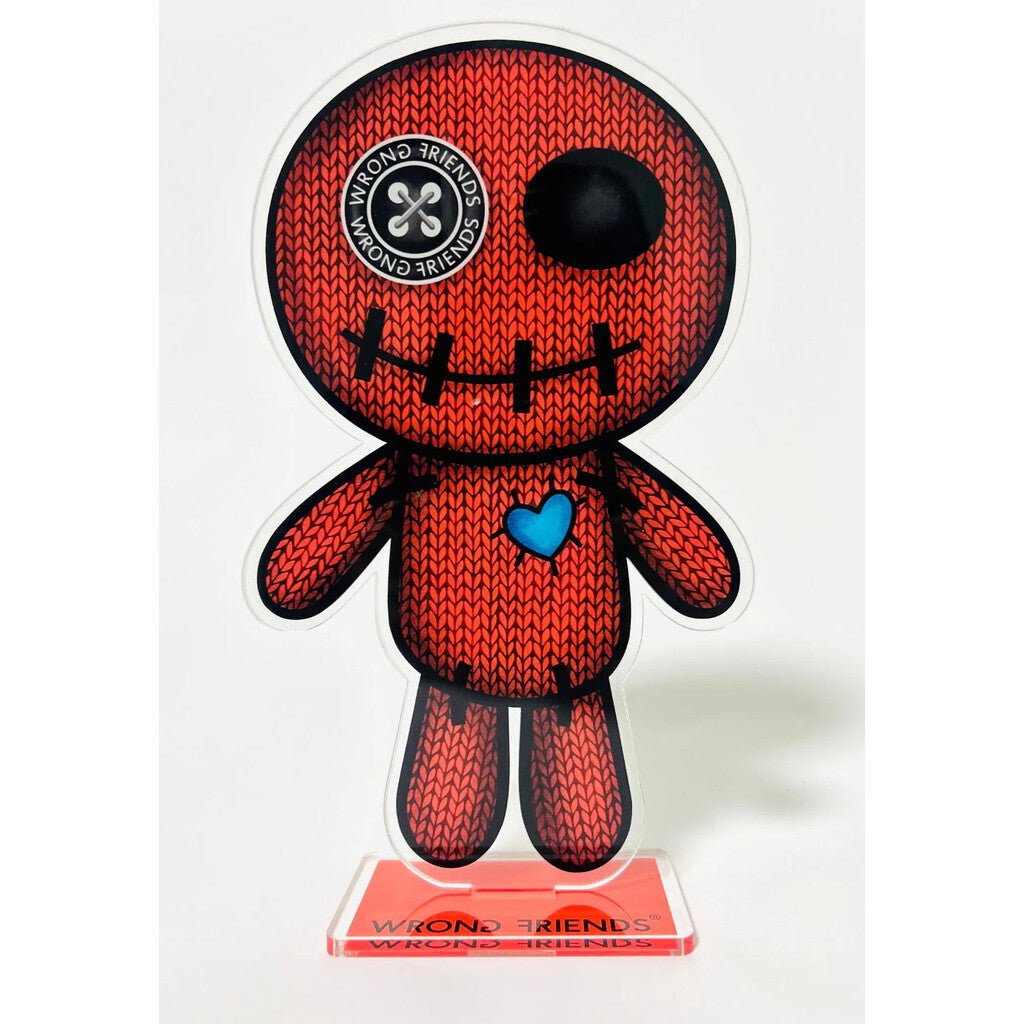 WRONG FRIENDS ACRYLIC VOODOO - 50cm POS-materiaal RED