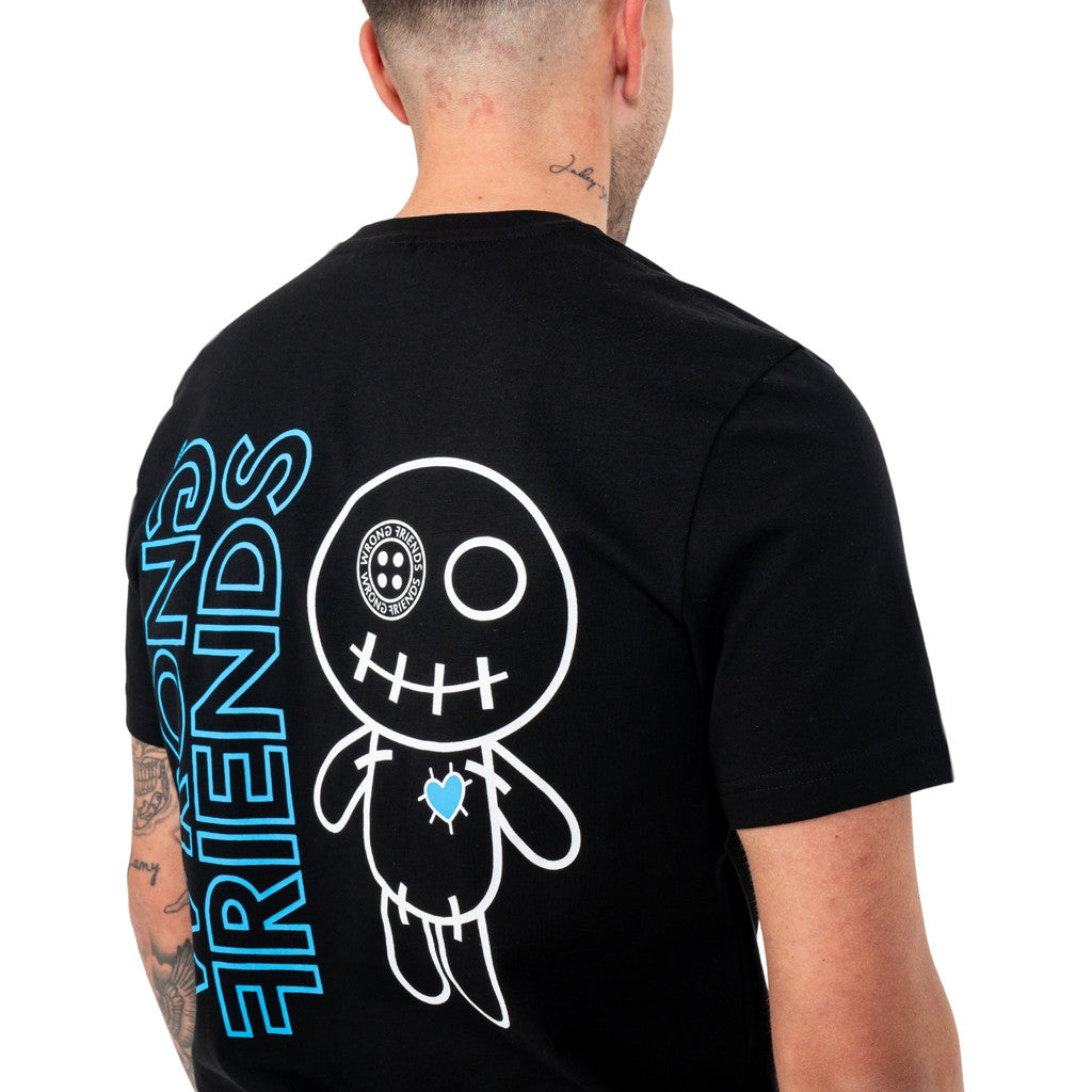 WRONG FRIENDS AKRON T-SHIRT T-SHIRTS BLACK