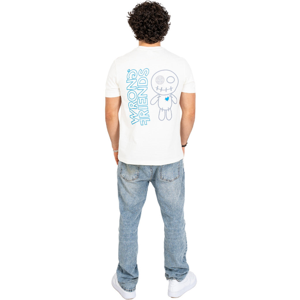 WRONG FRIENDS AKRON T-SHIRT T-SHIRTS COCONUT WHITE