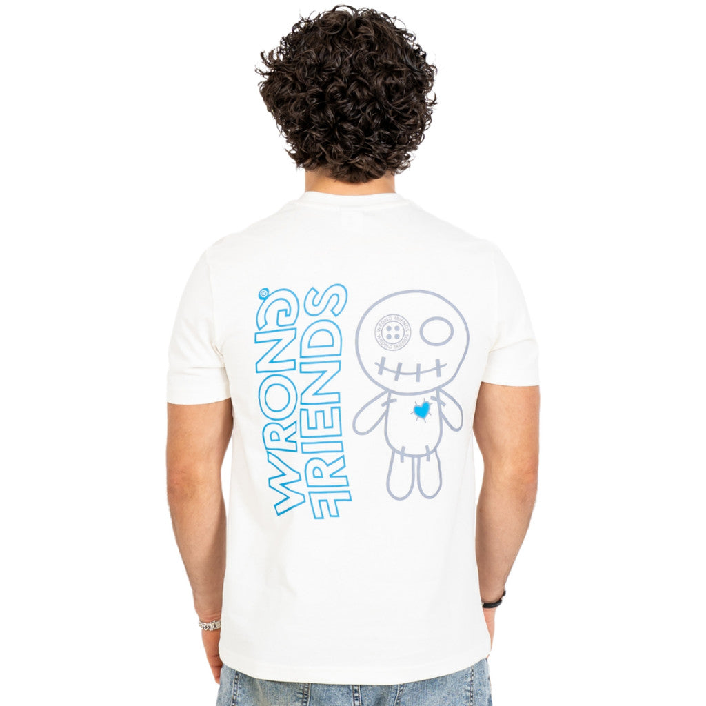 WRONG FRIENDS AKRON T-SHIRT T-SHIRTS COCONUT WHITE