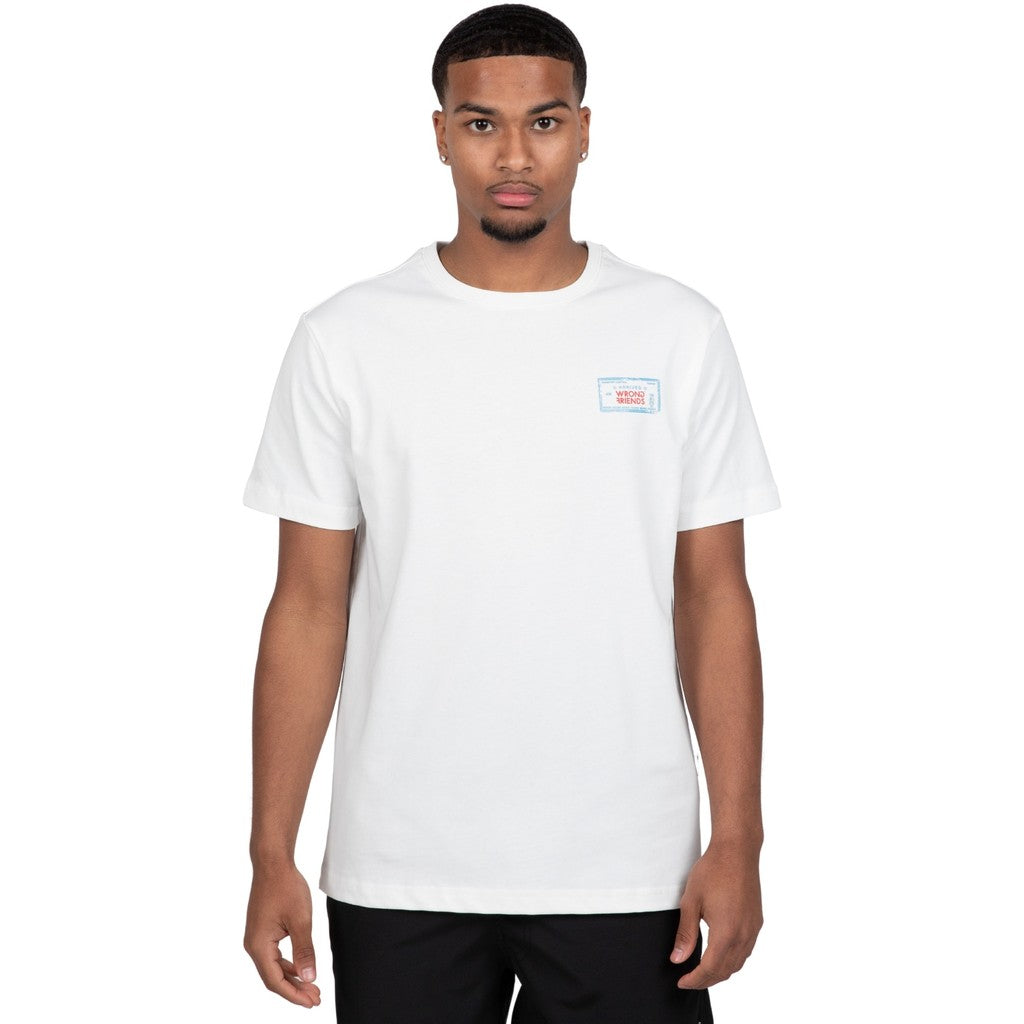 WRONG FRIENDS ALOHA T-SHIRT T-SHIRTS COCONUT WHITE