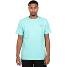 WRONG FRIENDS ALOHA T-SHIRT T-SHIRTS LIGHT TURQUOISE