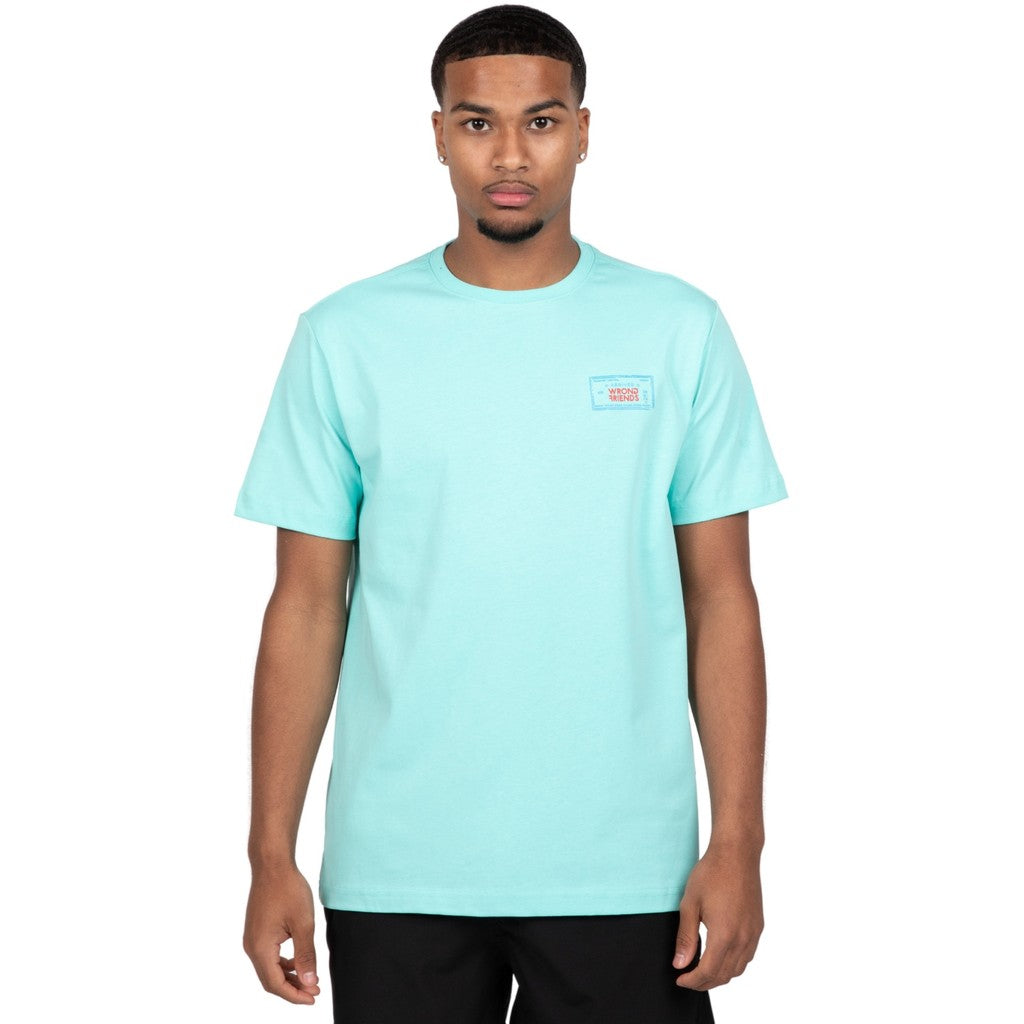 WRONG FRIENDS ALOHA T-SHIRT T-SHIRTS LIGHT TURQUOISE