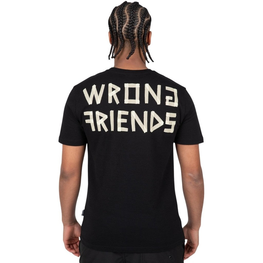 WRONG FRIENDS ARGOS T-SHIRT T-SHIRTS BLACK