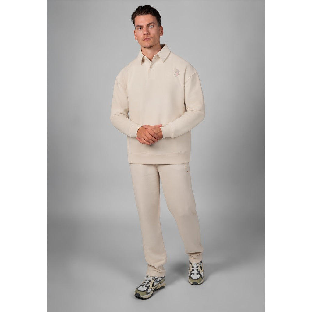 WRONG FRIENDS ASTI POLO SWEATER SWEATERS SAND