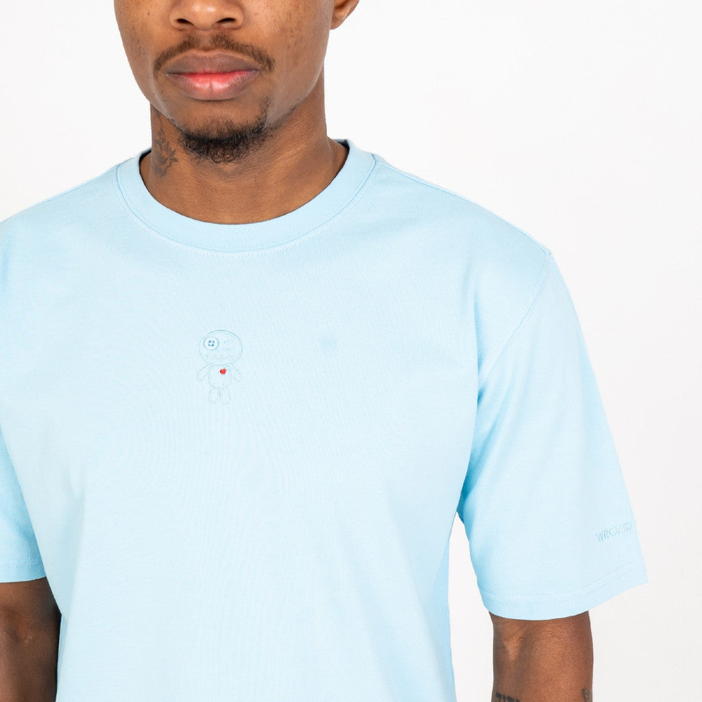 WRONG FRIENDS ASTI T-SHIRT T-SHIRTS LIGHT BLUE