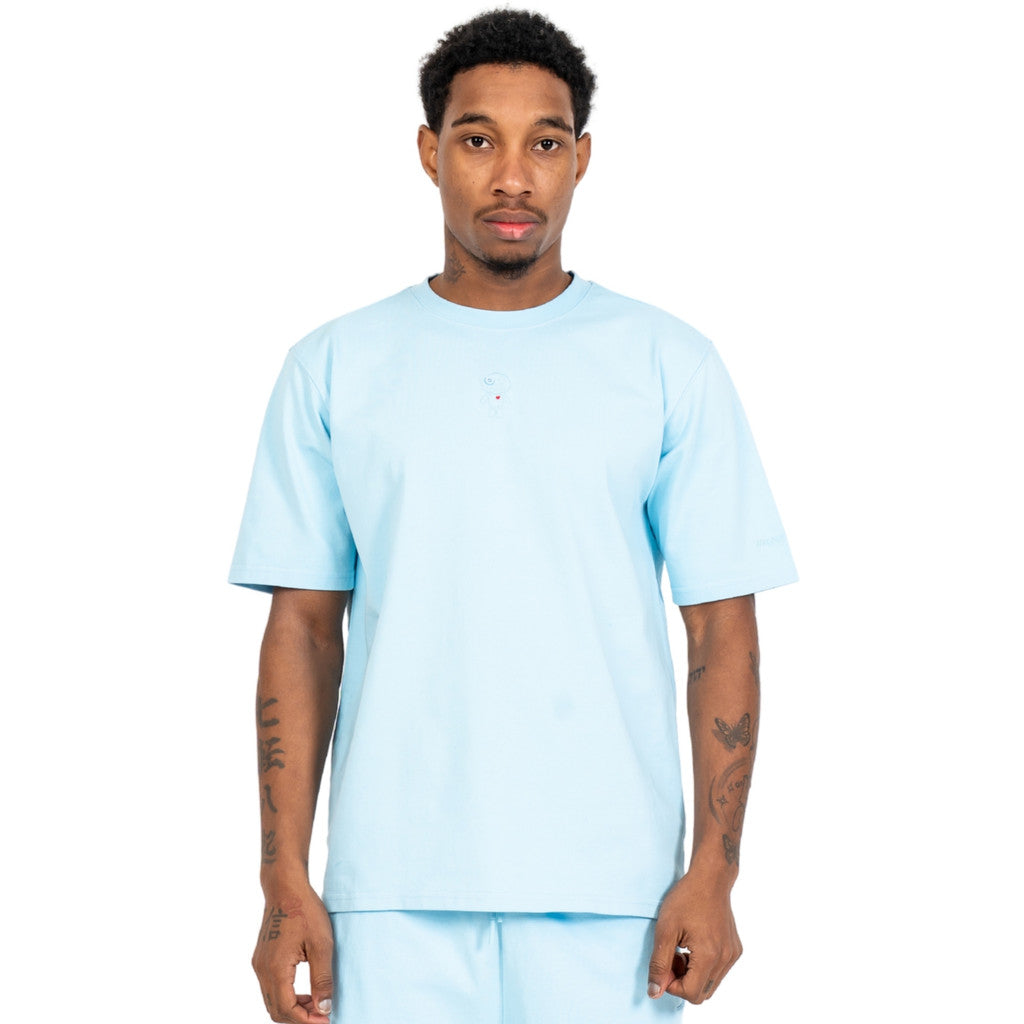 WRONG FRIENDS ASTI T-SHIRT T-SHIRTS LIGHT BLUE