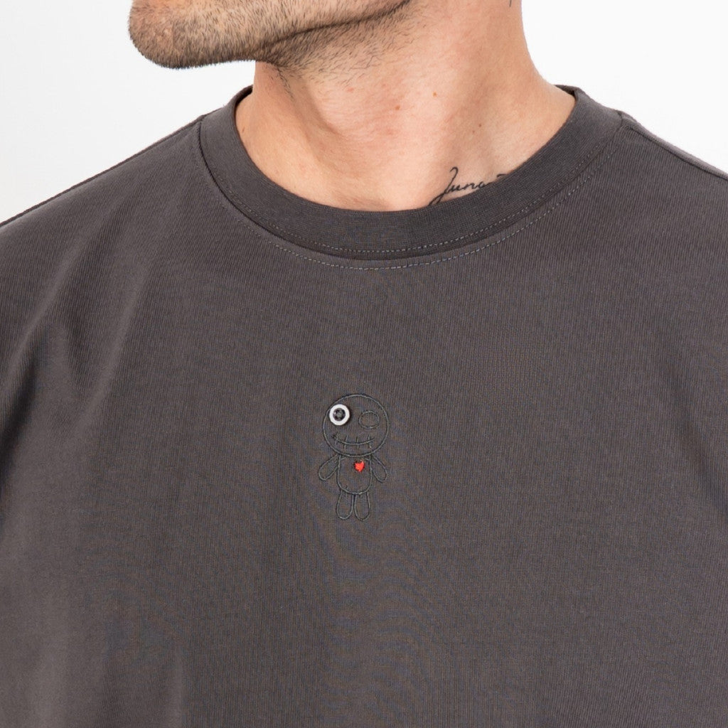 WRONG FRIENDS ASTI T-SHIRT T-SHIRTS STONE GREY