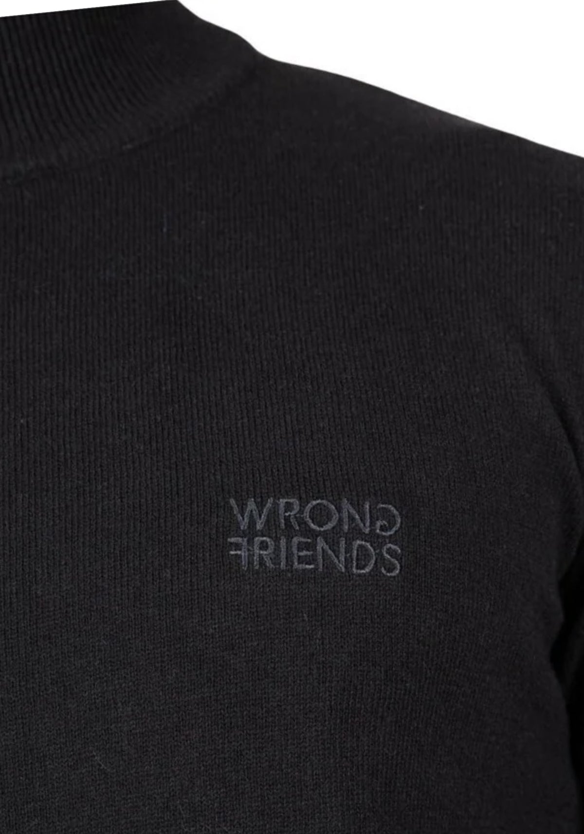 WRONG FRIENDS AYDEN TURTLENECK SWEATERS BLACK