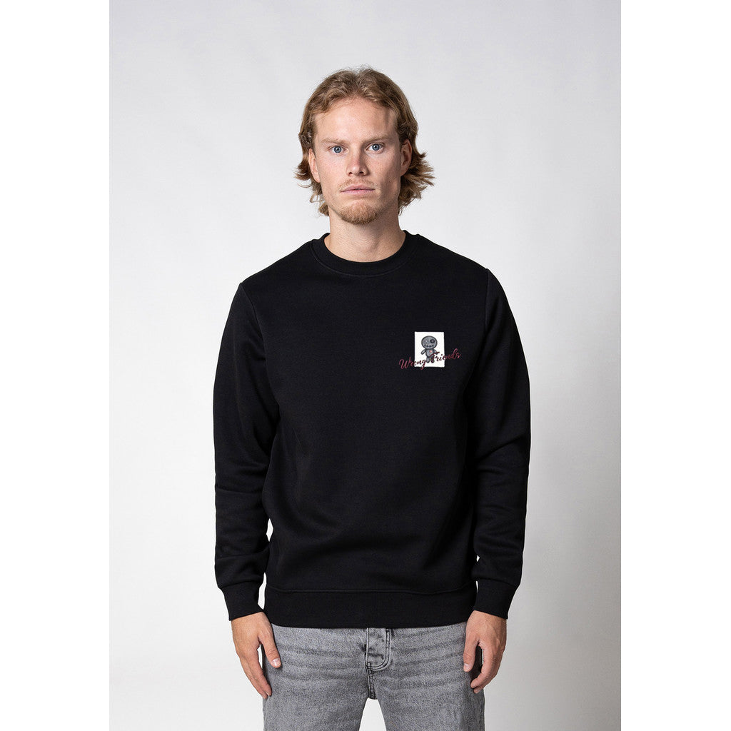 WRONG FRIENDS BALTIMORE SWEATER SWEATERS BLACK