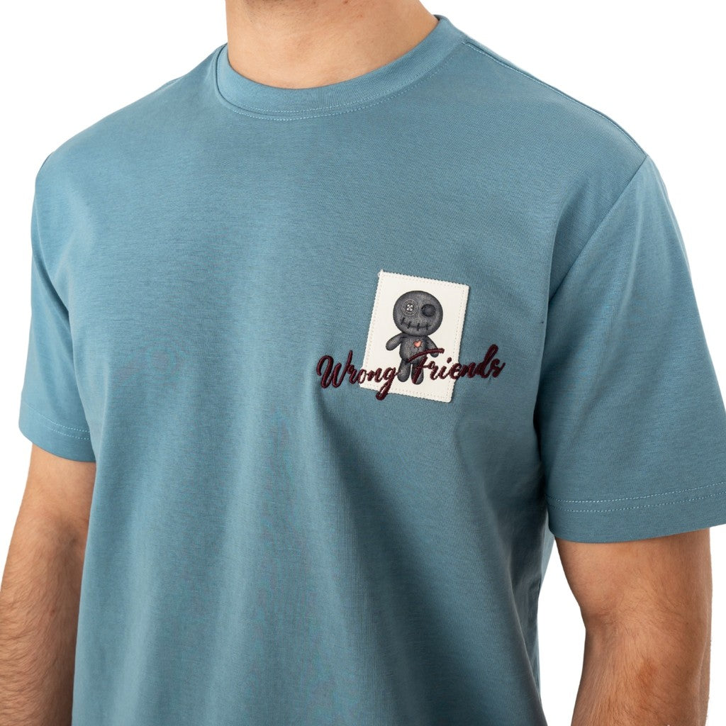 WRONG FRIENDS BALTIMORE T-SHIRT T-SHIRTS BLUE