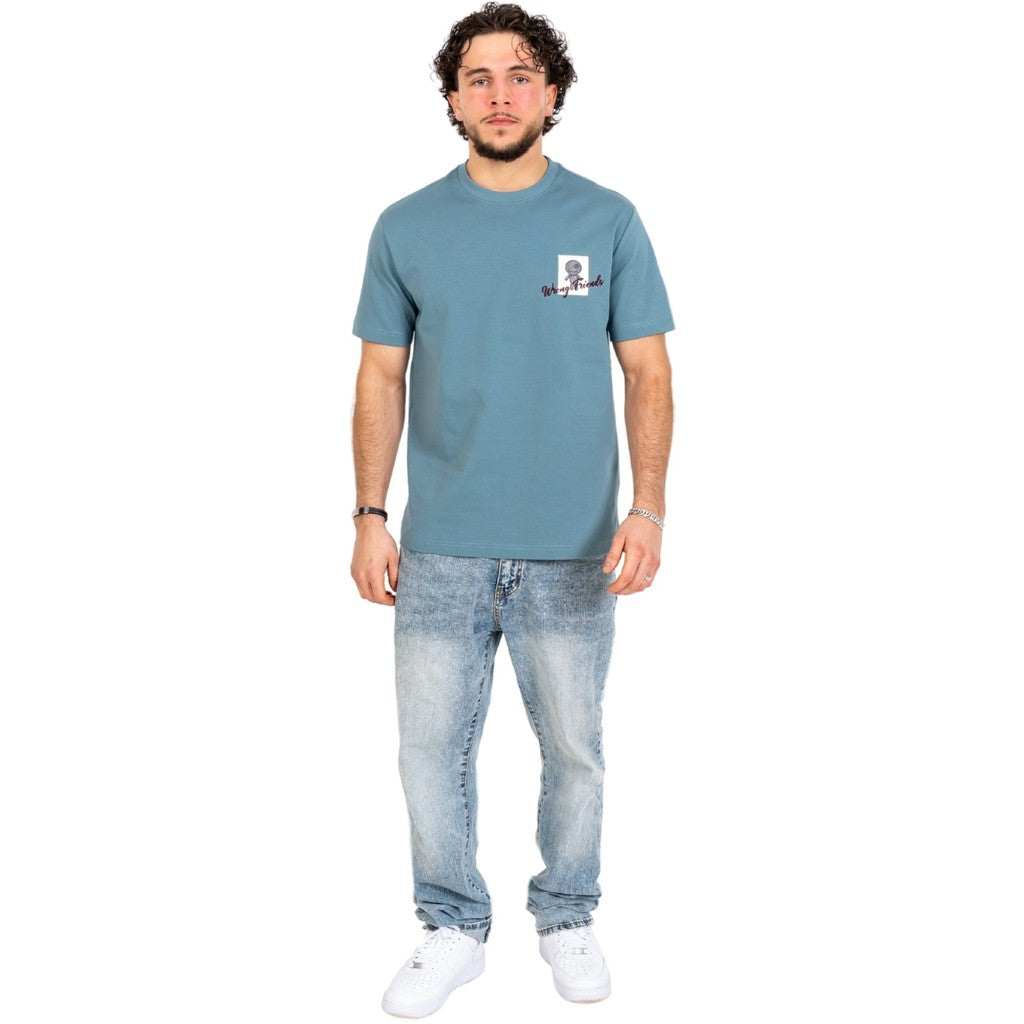 WRONG FRIENDS BALTIMORE T-SHIRT T-SHIRTS BLUE
