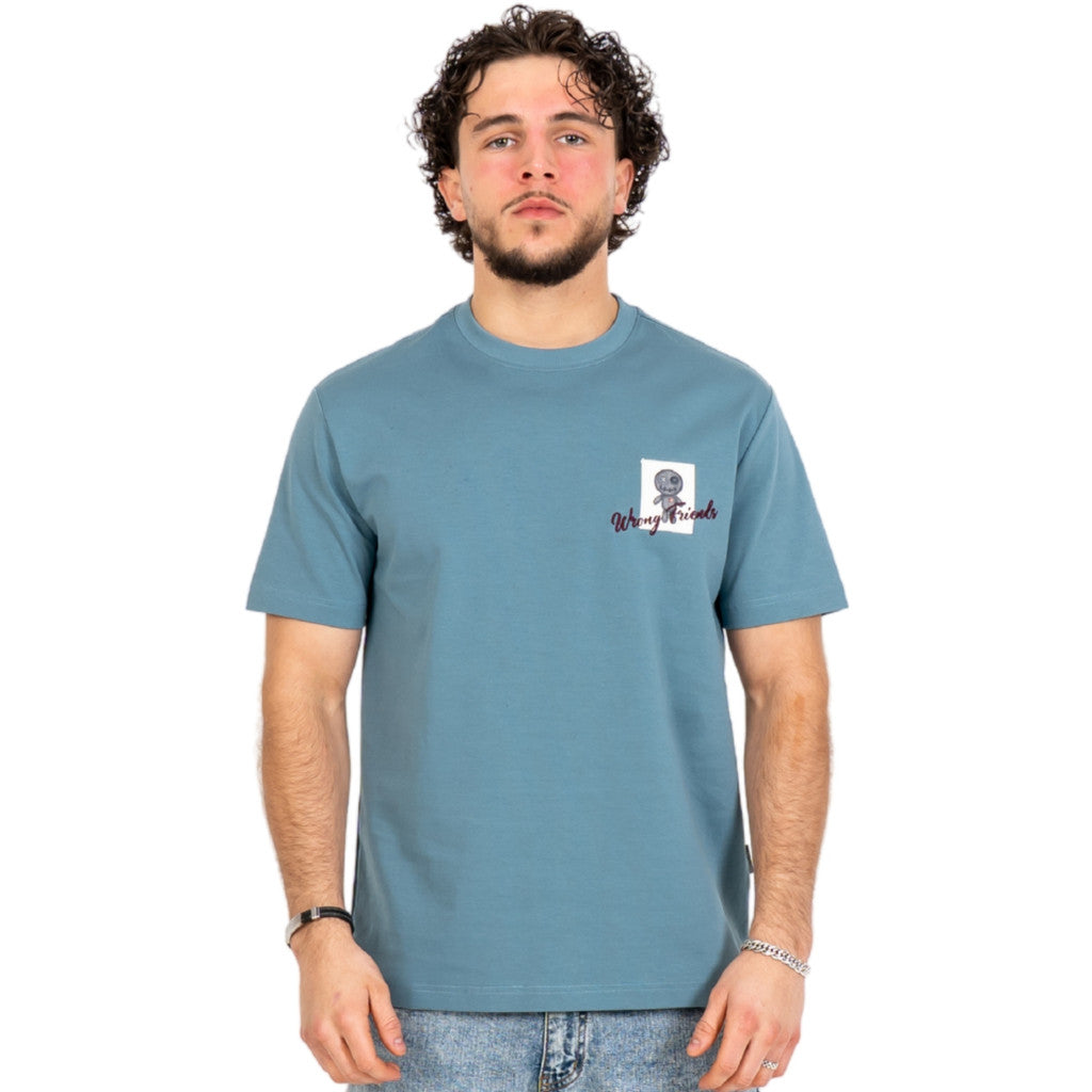 WRONG FRIENDS BALTIMORE T-SHIRT T-SHIRTS BLUE