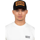 WRONG FRIENDS BARCELONA CAP CAPS BLACK/ORANGE