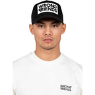 WRONG FRIENDS BARCELONA CAP CAPS BLACK/WHITE