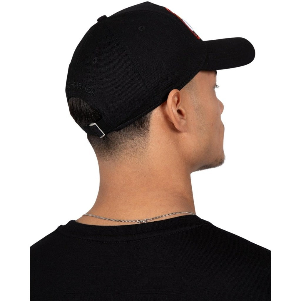 WRONG FRIENDS BARCELONA CAP CAPS BLACK/WHITE