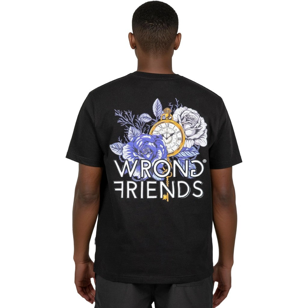 WRONG FRIENDS BARLETTA T-SHIRT T-SHIRTS BLACK