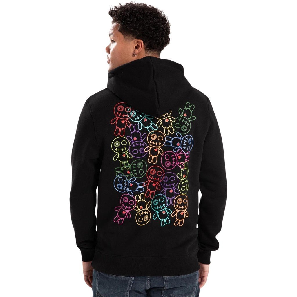 WRONG FRIENDS BELLEVUE HOODIE HOODIES BLACK