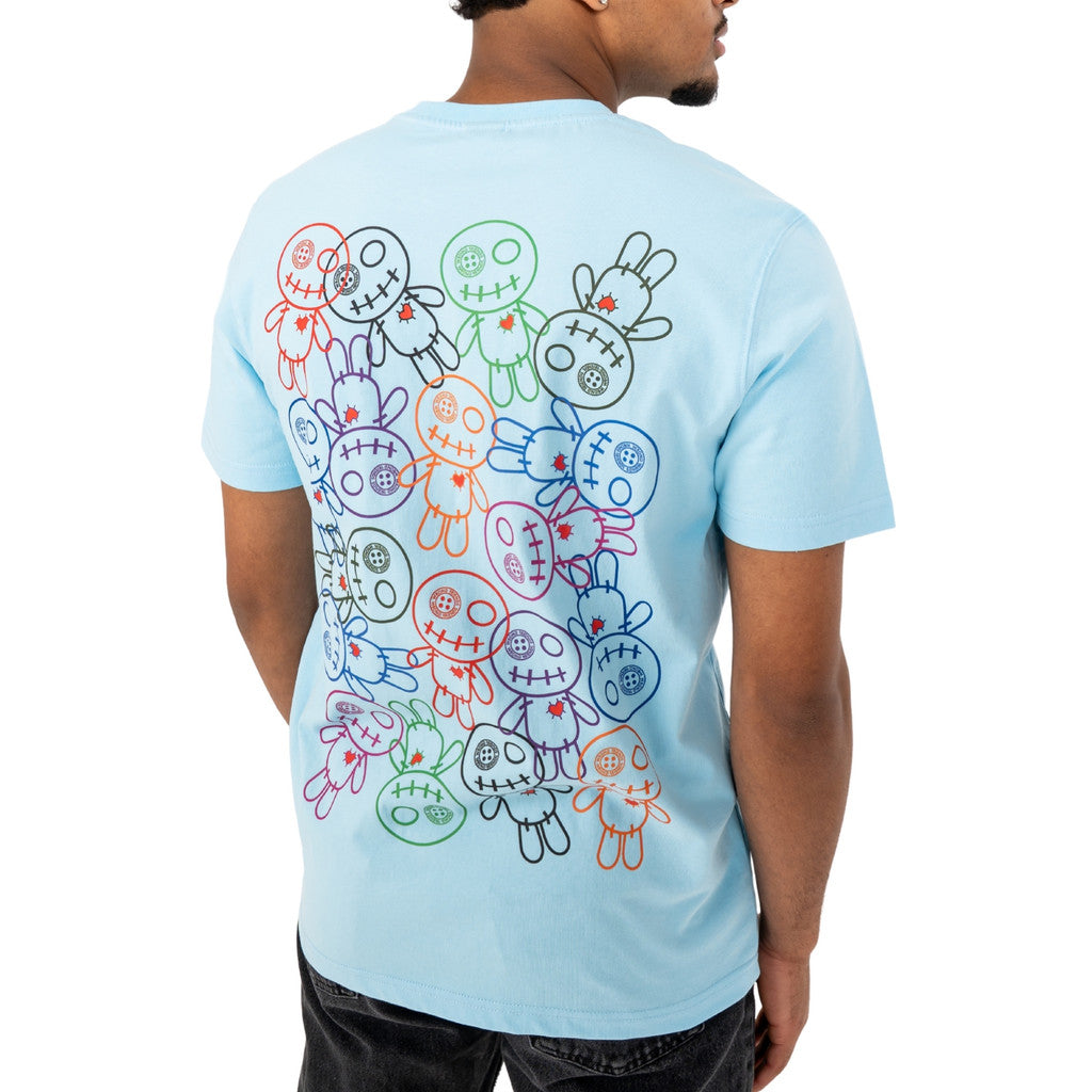 WRONG FRIENDS BELLEVUE T-SHIRT T-SHIRTS LIGHT BLUE