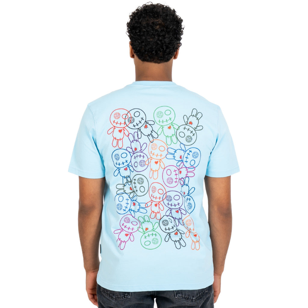 WRONG FRIENDS BELLEVUE T-SHIRT T-SHIRTS LIGHT BLUE