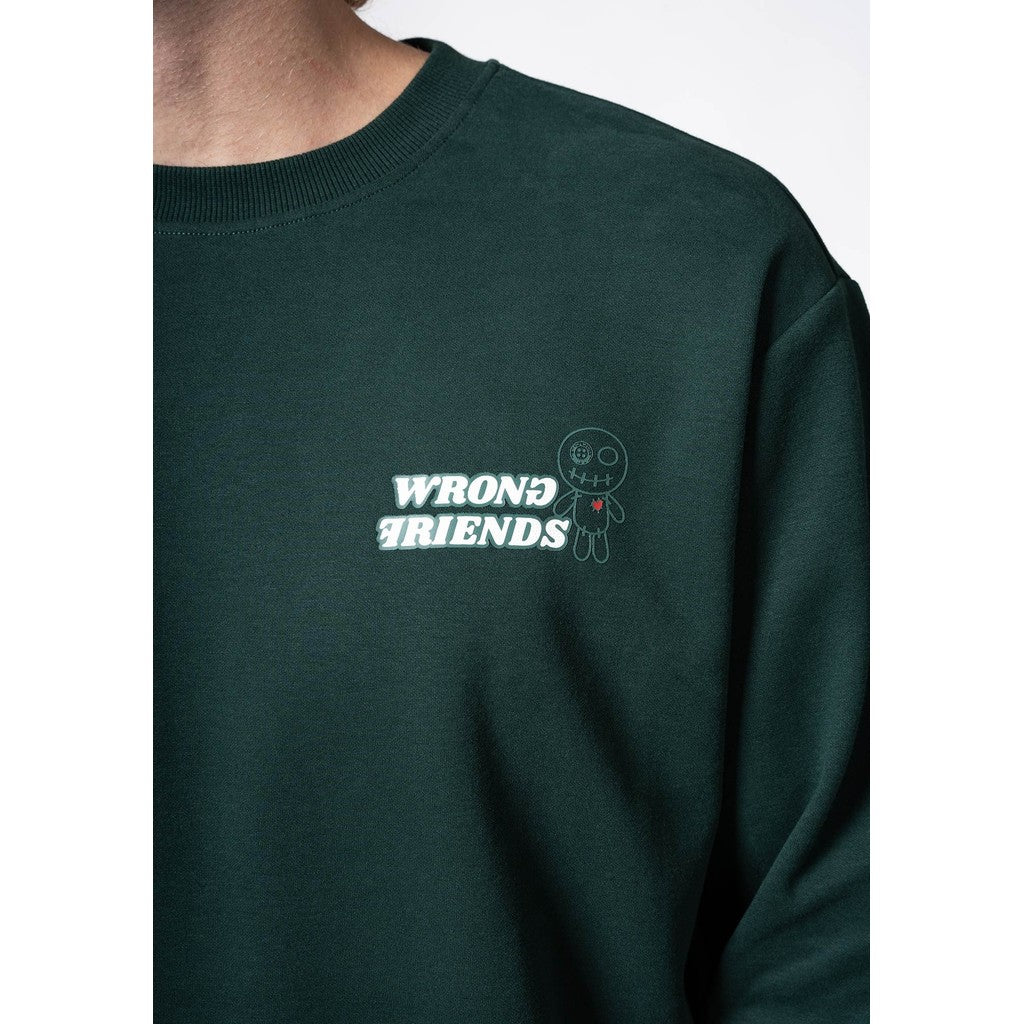 WRONG FRIENDS BELLINGHAM LONGSLEEVE LONGSLEEVES DARK GREEN