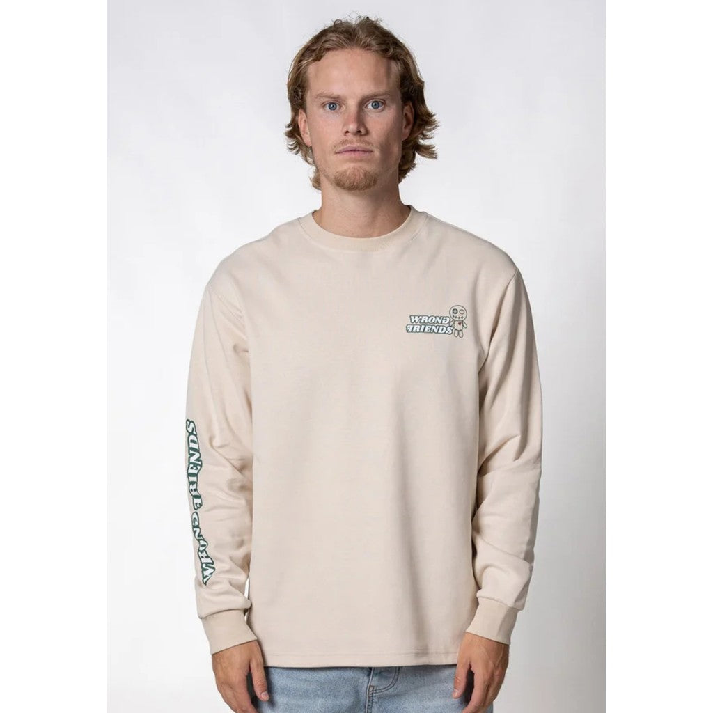 WRONG FRIENDS BELLINGHAM LONGSLEEVE LONGSLEEVES SAND
