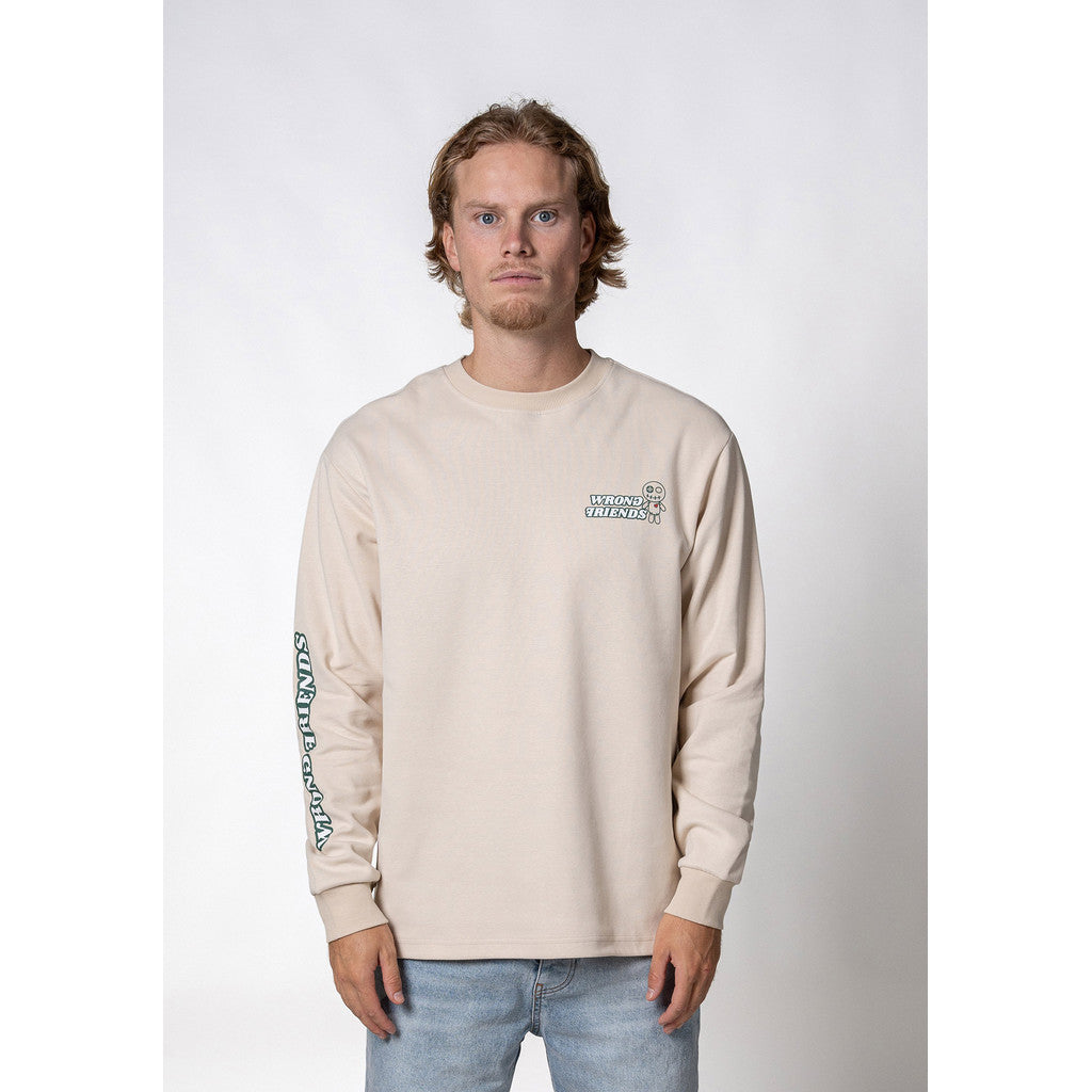WRONG FRIENDS BELLINGHAM LONGSLEEVE LONGSLEEVES SAND
