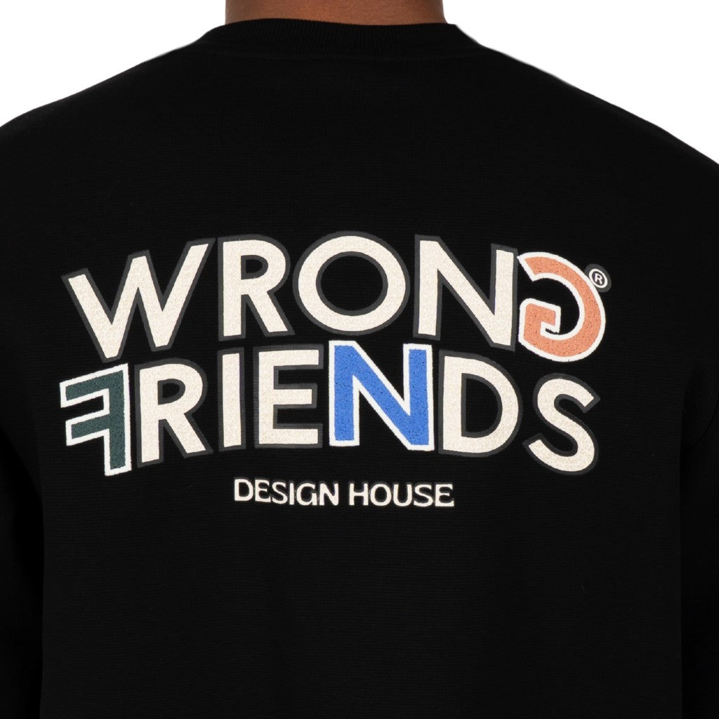 WRONG FRIENDS BROOKS SWEATER SWEATERS BLACK