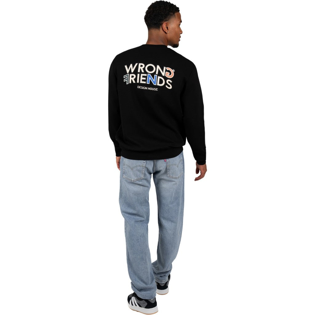 WRONG FRIENDS BROOKS SWEATER SWEATERS BLACK