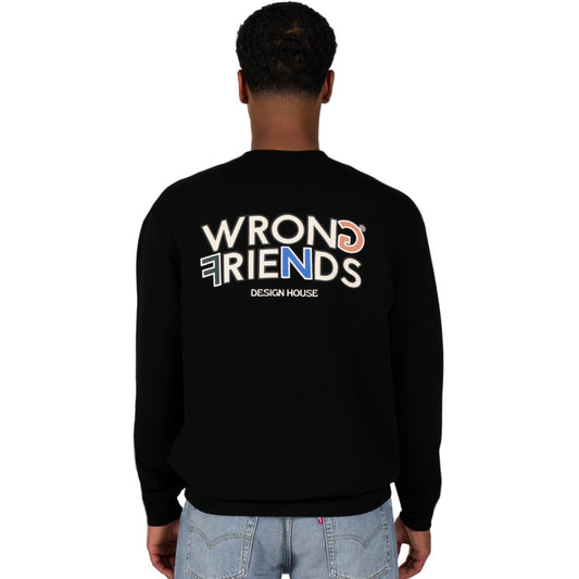 WRONG FRIENDS BROOKS SWEATER SWEATERS BLACK