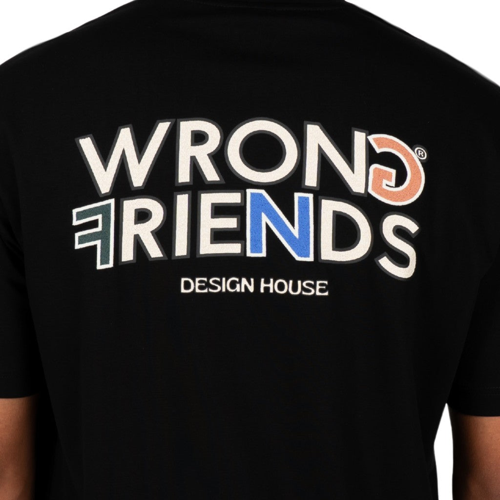 WRONG FRIENDS BROOKS T-SHIRT T-SHIRTS BLACK