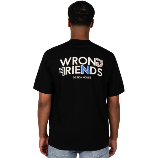WRONG FRIENDS BROOKS T-SHIRT T-SHIRTS BLACK