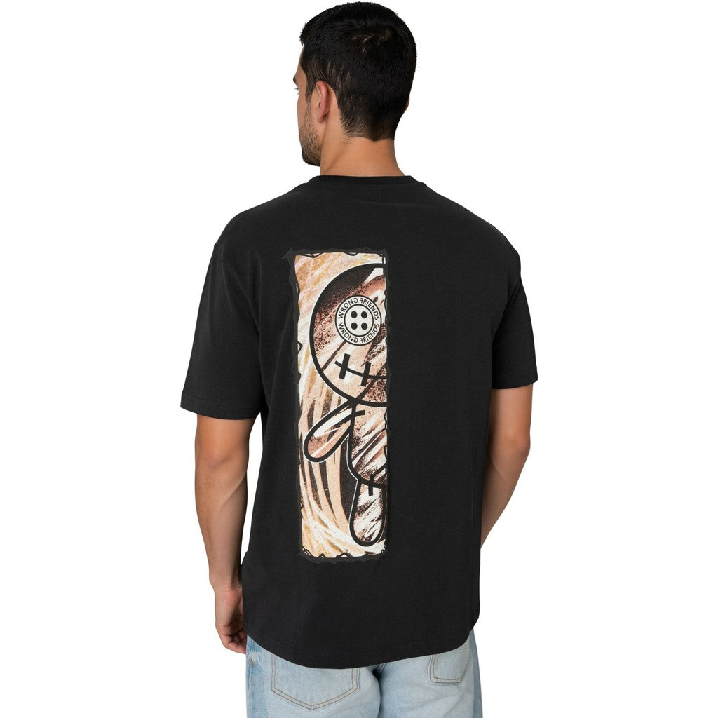 WRONG FRIENDS CABRI T-SHIRT T-SHIRTS BLACK