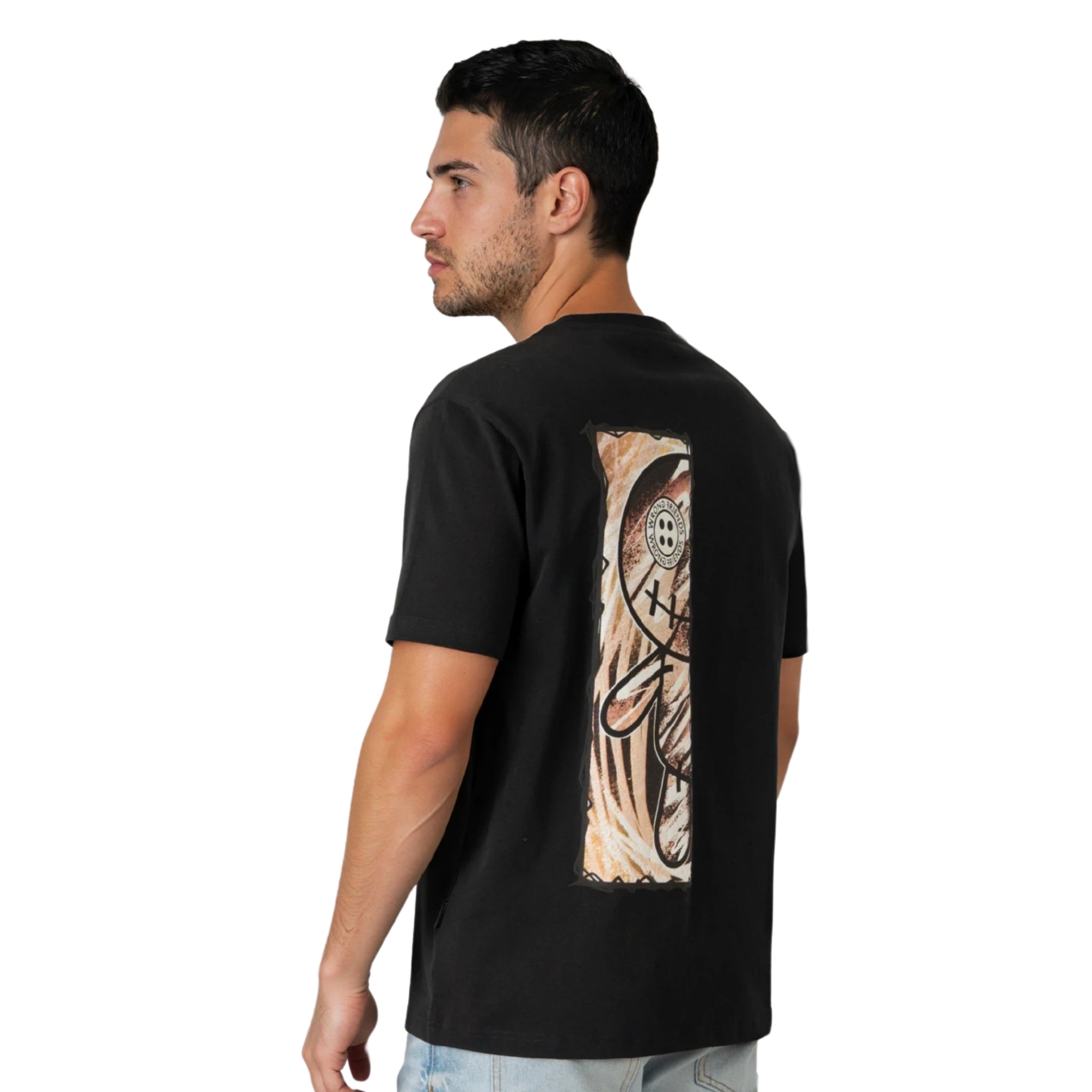 WRONG FRIENDS CABRI T-SHIRT T-SHIRTS BLACK