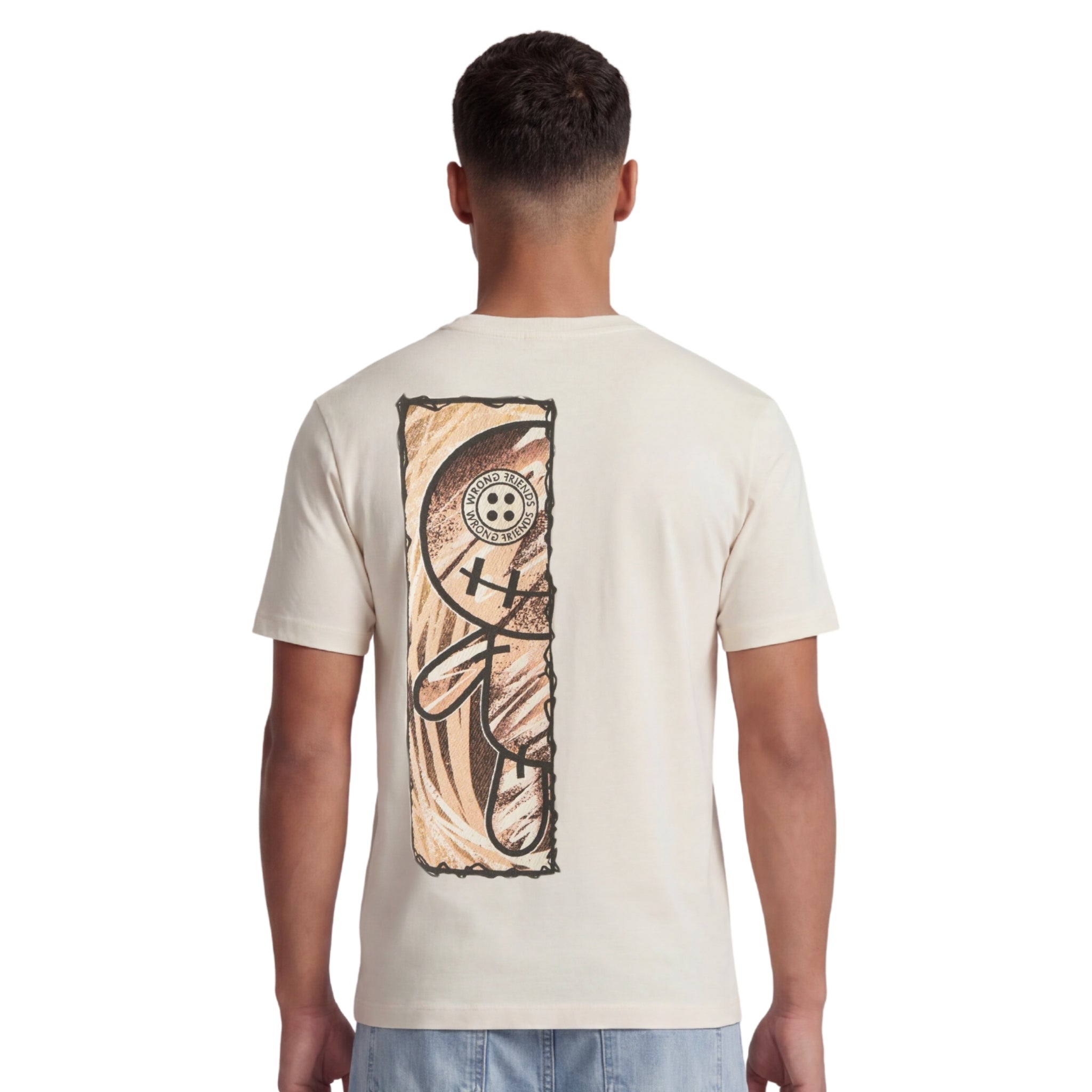WRONG FRIENDS CABRI T-SHIRT T-SHIRTS COCONUT WHITE