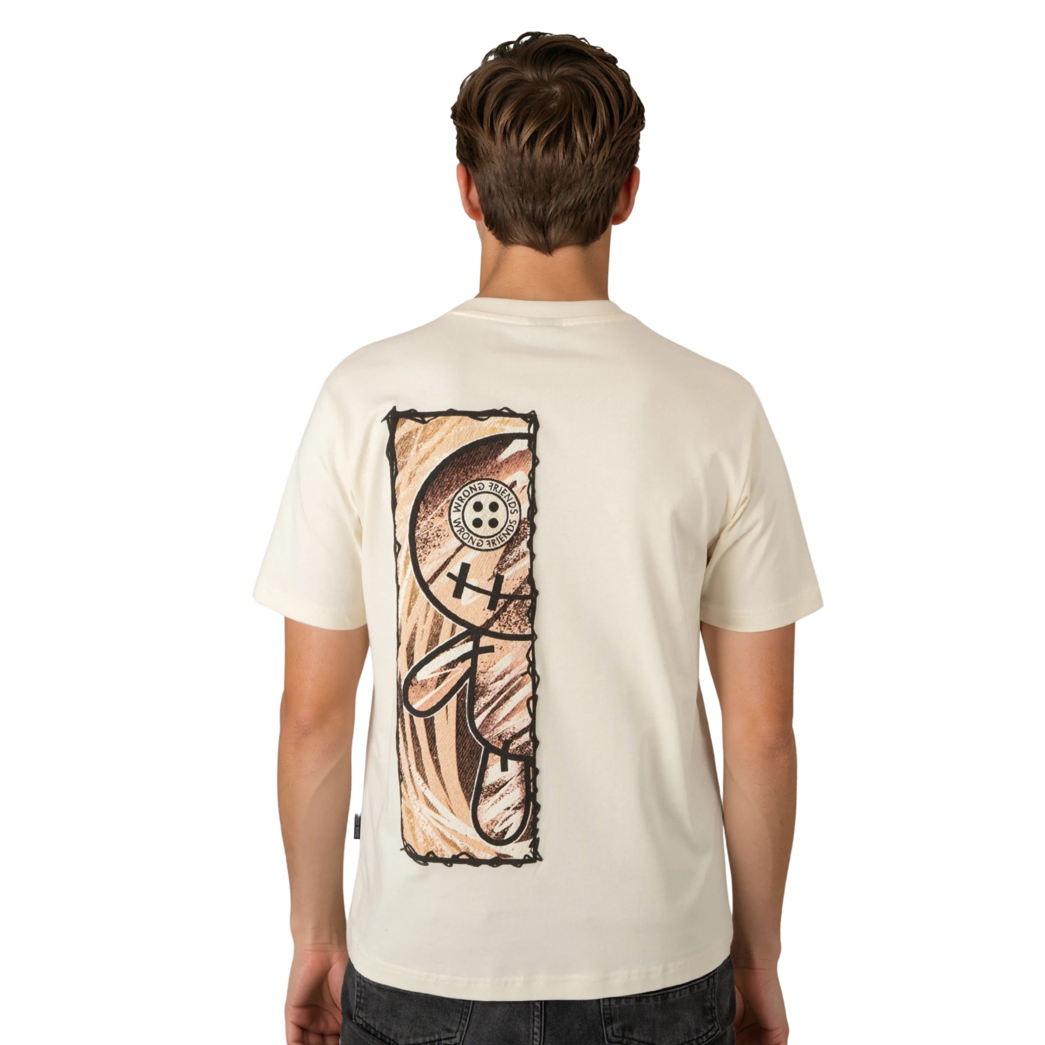 WRONG FRIENDS CABRI T-SHIRT T-SHIRTS COCONUT WHITE