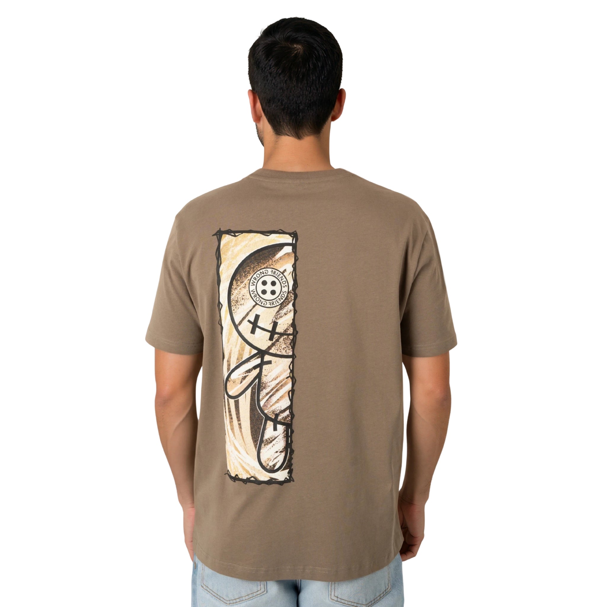 WRONG FRIENDS CABRI T-SHIRT T-SHIRTS KHAKI