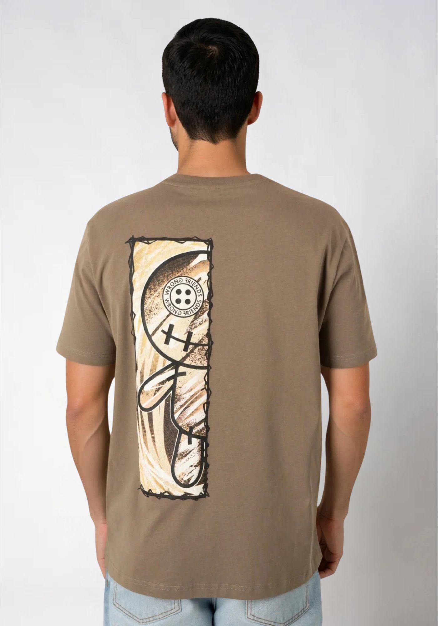 WRONG FRIENDS CABRI T-SHIRT T-SHIRTS KHAKI