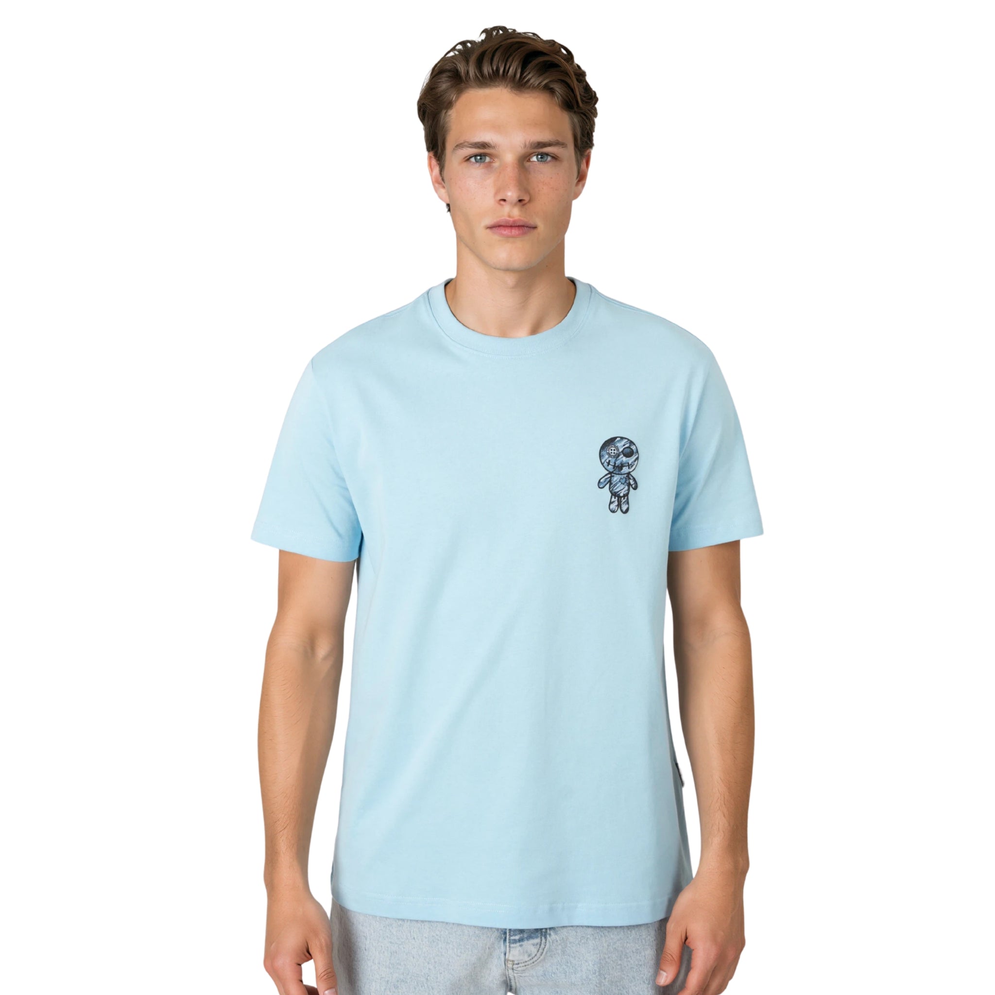 WRONG FRIENDS CABRI T-SHIRT T-SHIRTS LIGHT BLUE