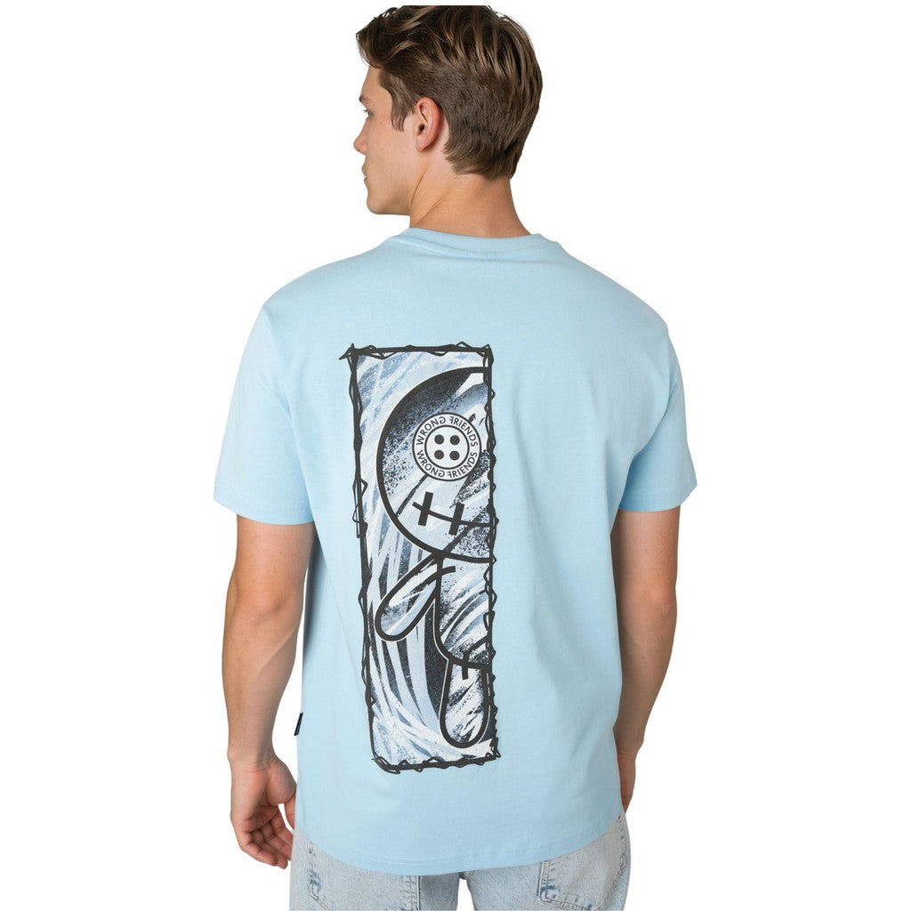 WRONG FRIENDS CABRI T-SHIRT T-SHIRTS LIGHT BLUE